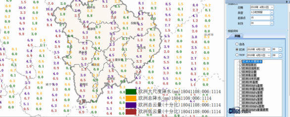 DMGIS四川省南充市专项气象服务平台